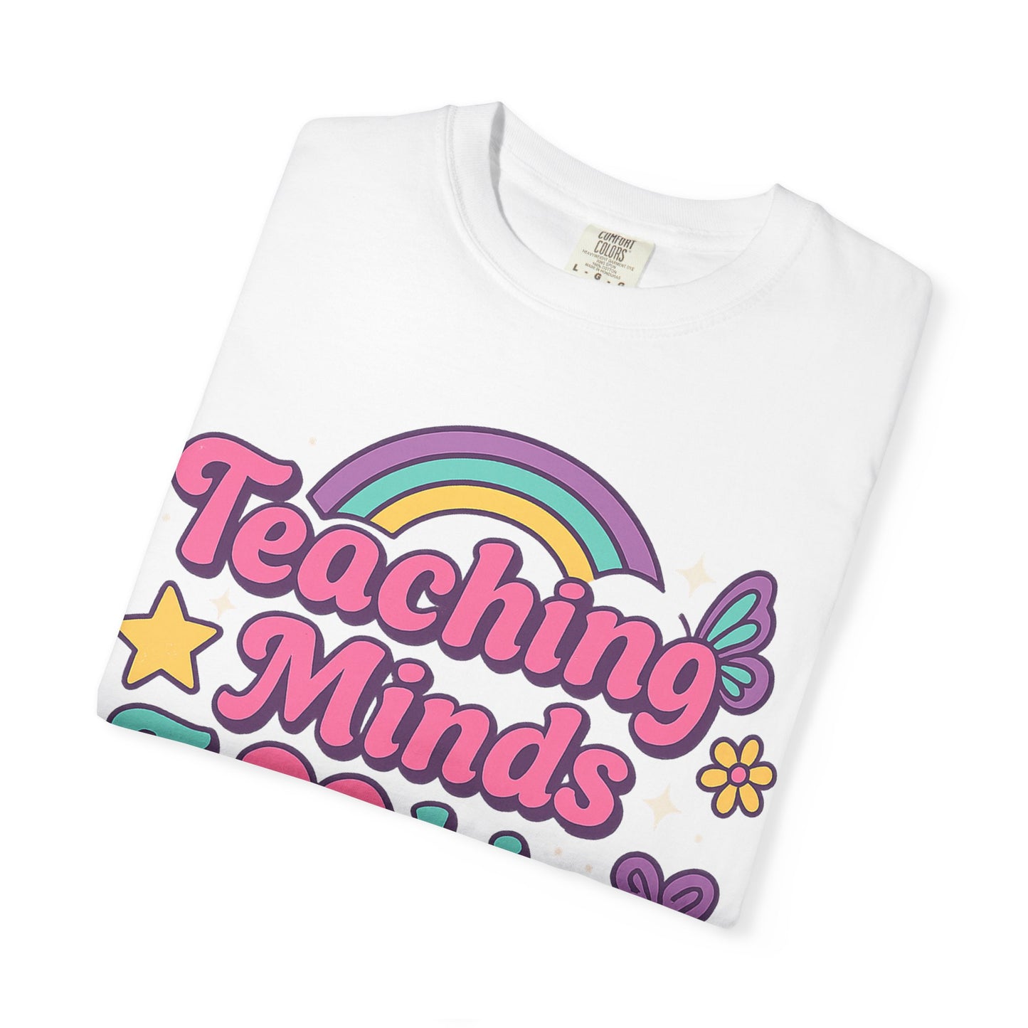 Rainbow Teaching T-Shirt, Unisex Tee, Gift for Teachers, Classroom Apparel, Fun Educational Style