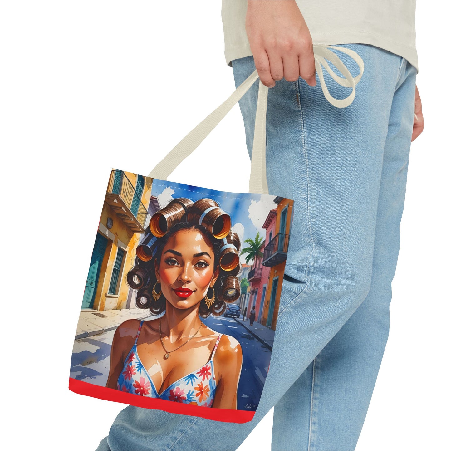 Vibrant Art Tote Bag | Statement Bag, Gift for Her, Beach Accessory, Shopping Bag, Festival Tote