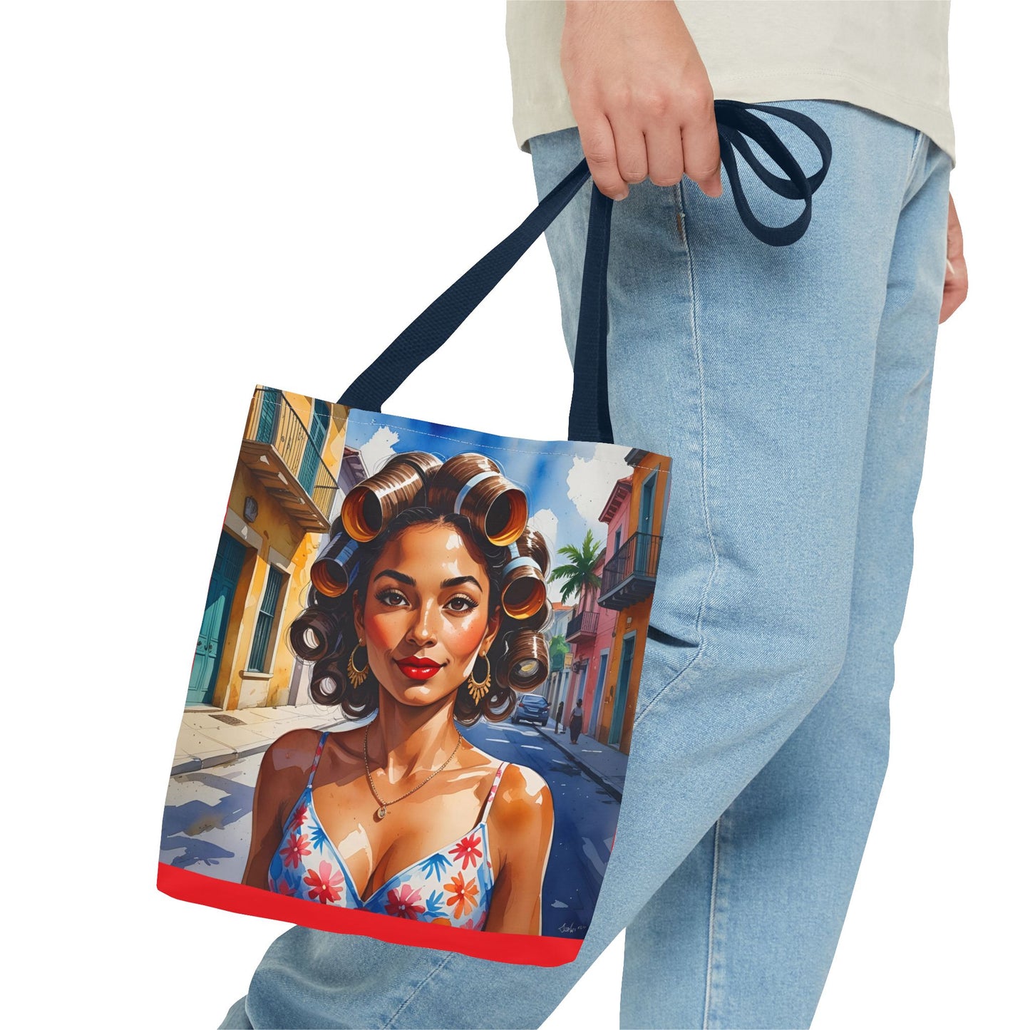 Vibrant Art Tote Bag | Statement Bag, Gift for Her, Beach Accessory, Shopping Bag, Festival Tote