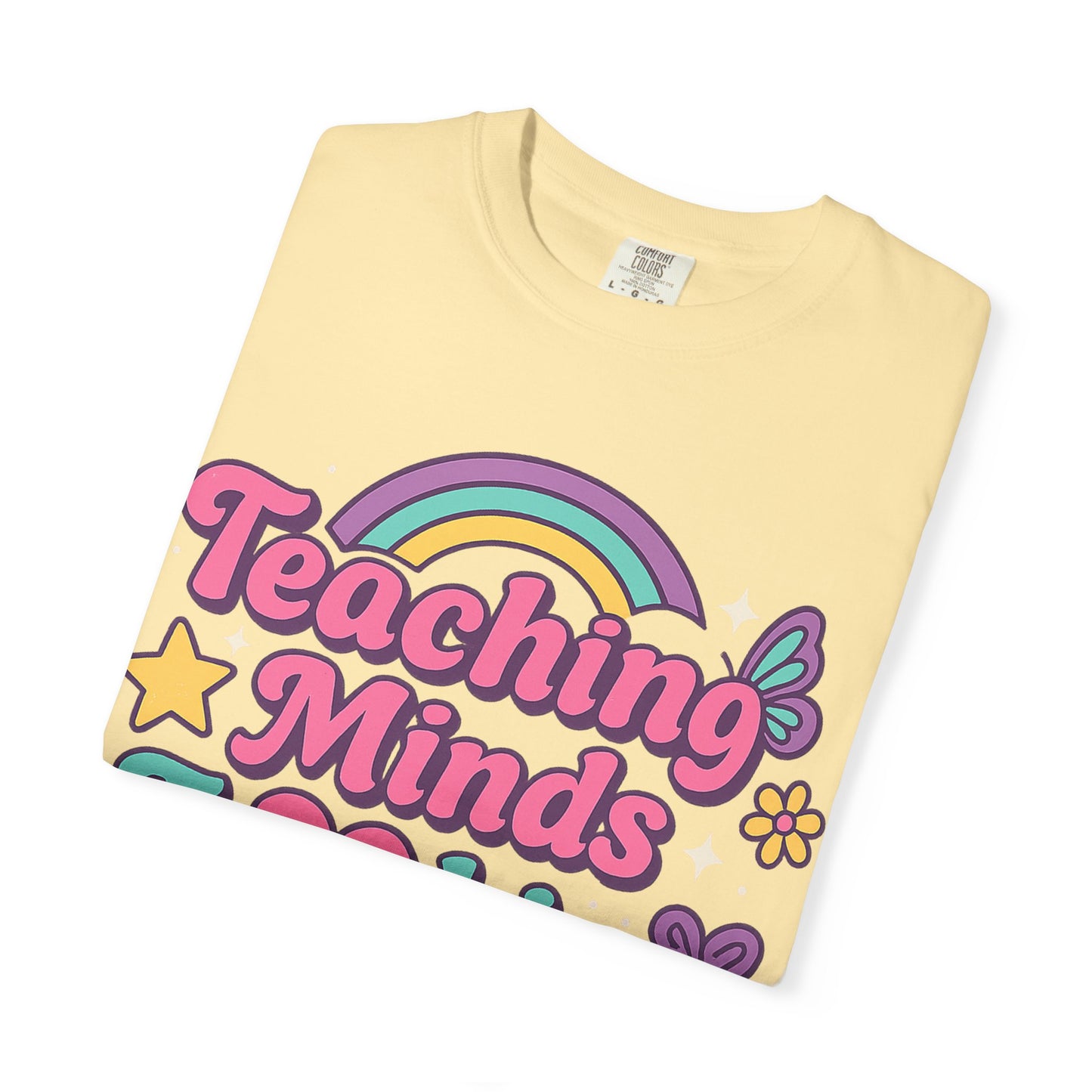 Rainbow Teaching T-Shirt, Unisex Tee, Gift for Teachers, Classroom Apparel, Fun Educational Style