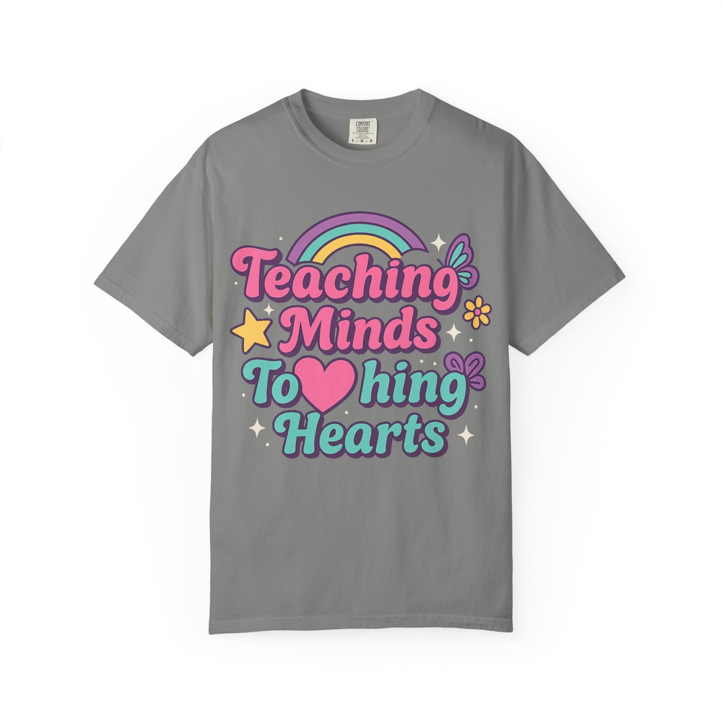 Rainbow Teaching T-Shirt, Unisex Tee, Gift for Teachers, Classroom Apparel, Fun Educational Style