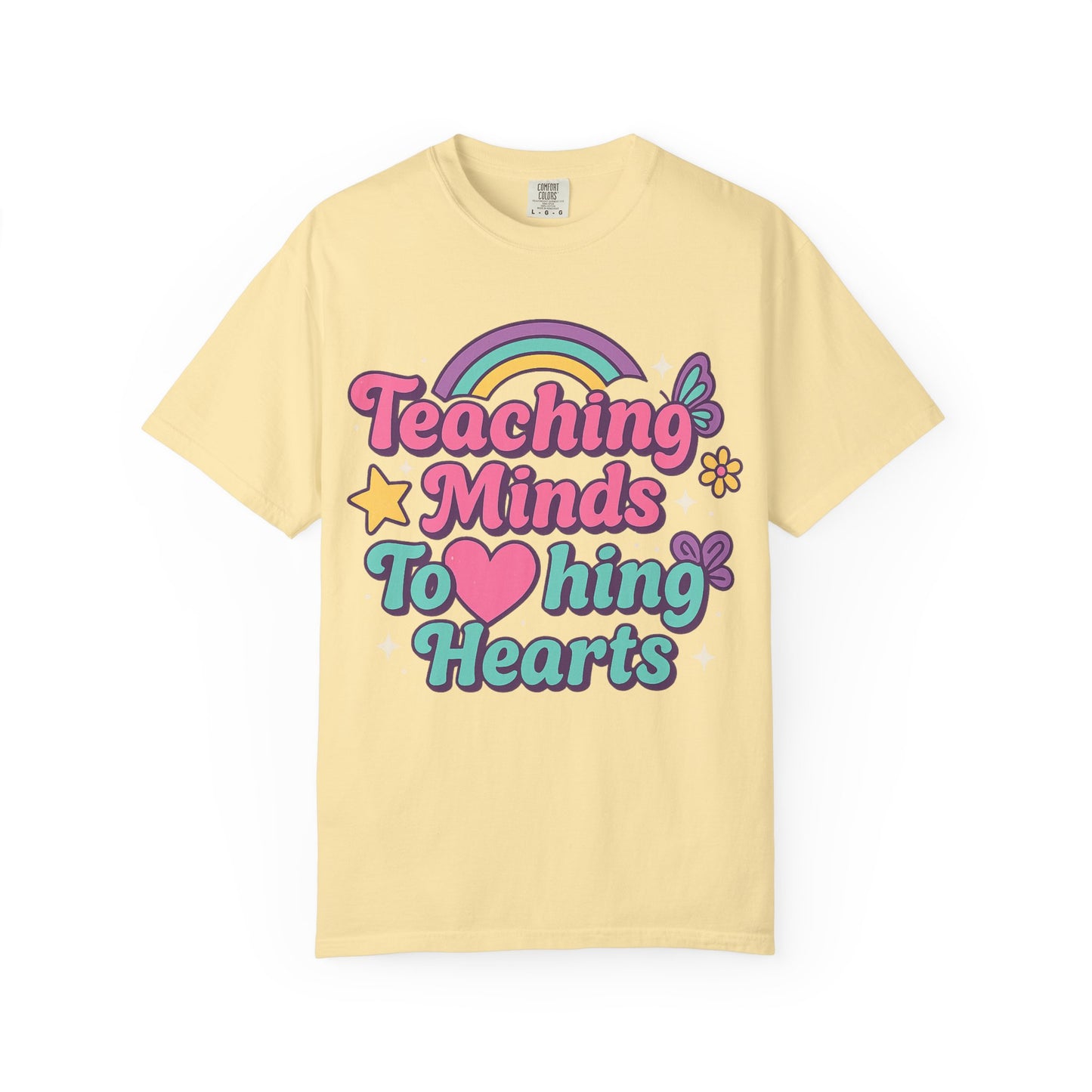 Rainbow Teaching T-Shirt, Unisex Tee, Gift for Teachers, Classroom Apparel, Fun Educational Style