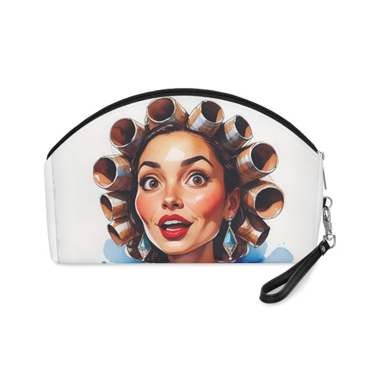 Charming Makeup Bag for Beauty Lovers, Fun Cosmetic Pouch, Gift for Her, Vintage Glam Bag, Stylish Toiletry Organizer