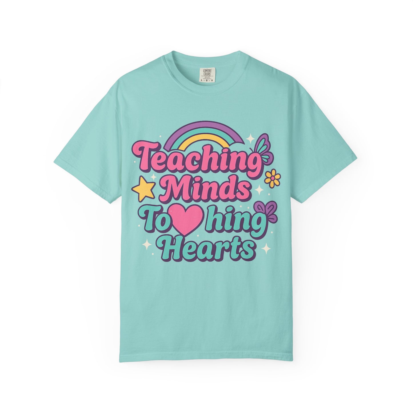 Rainbow Teaching T-Shirt, Unisex Tee, Gift for Teachers, Classroom Apparel, Fun Educational Style
