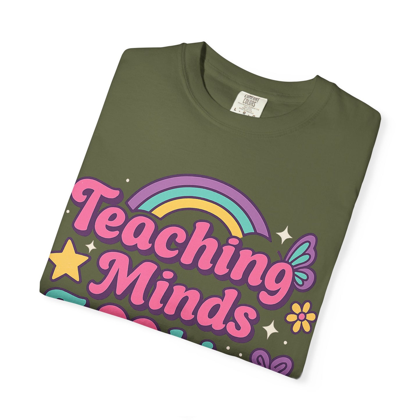 Rainbow Teaching T-Shirt, Unisex Tee, Gift for Teachers, Classroom Apparel, Fun Educational Style