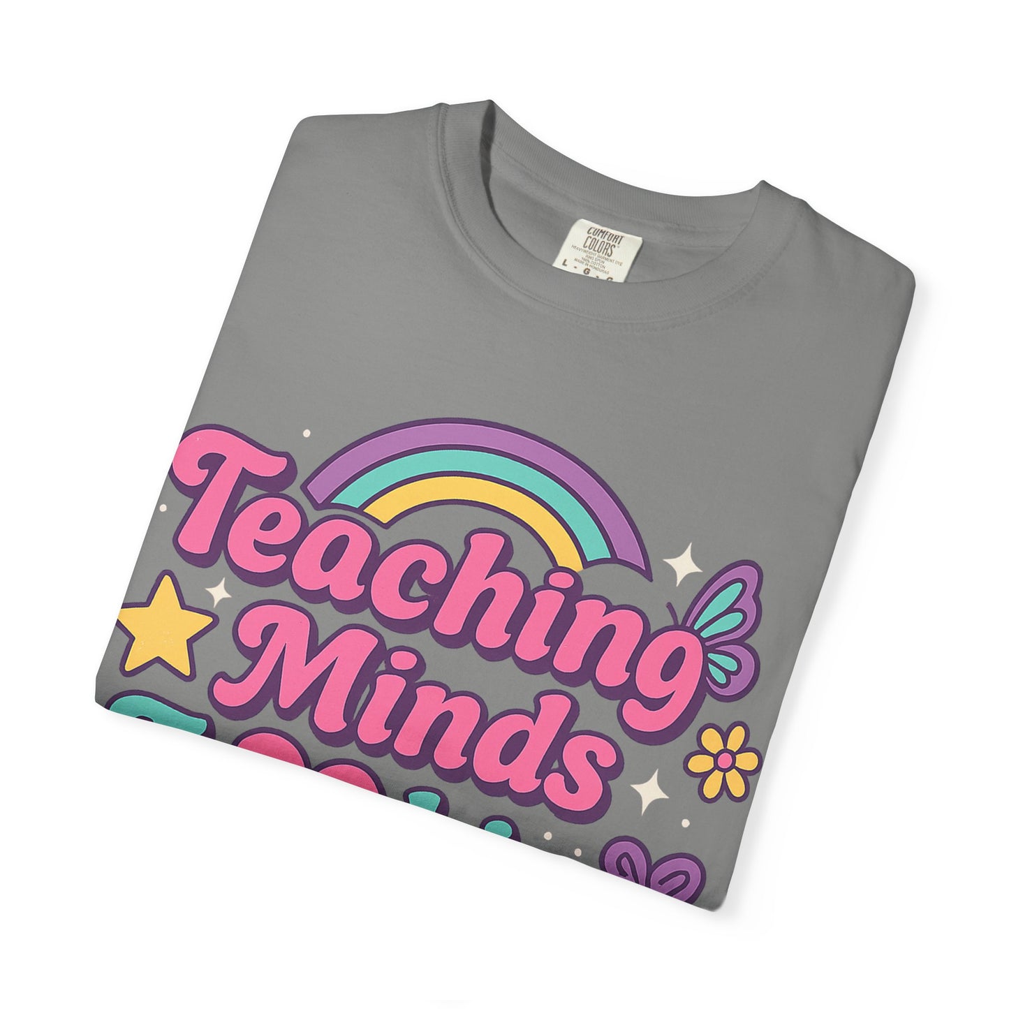 Rainbow Teaching T-Shirt, Unisex Tee, Gift for Teachers, Classroom Apparel, Fun Educational Style