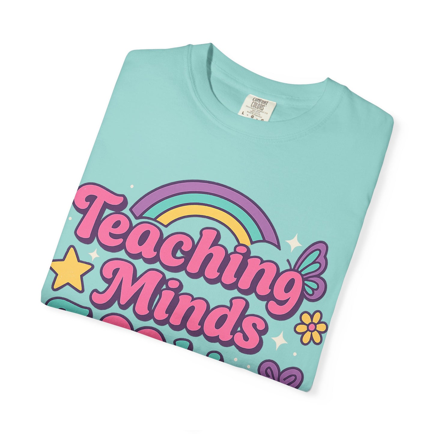 Rainbow Teaching T-Shirt, Unisex Tee, Gift for Teachers, Classroom Apparel, Fun Educational Style