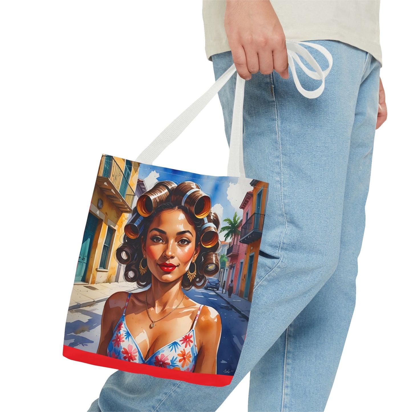 Vibrant Art Tote Bag | Statement Bag, Gift for Her, Beach Accessory, Shopping Bag, Festival Tote