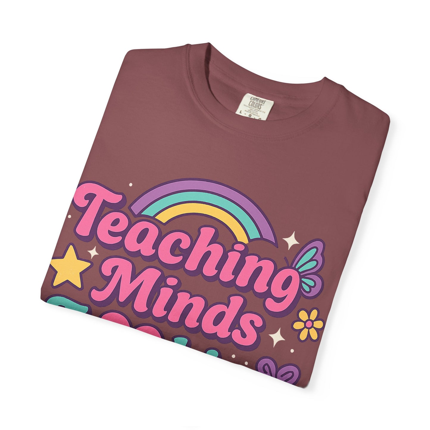 Rainbow Teaching T-Shirt, Unisex Tee, Gift for Teachers, Classroom Apparel, Fun Educational Style