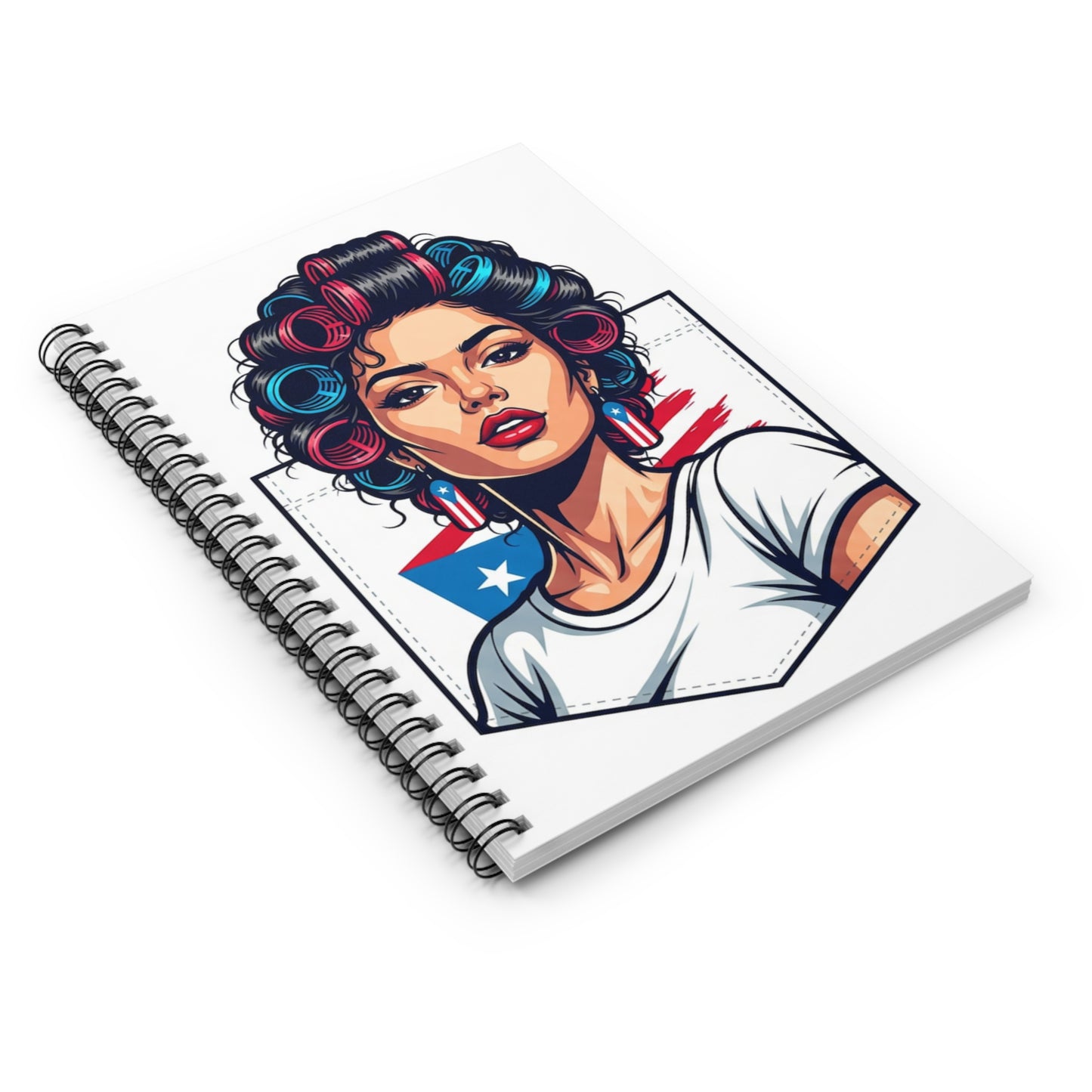 Feminine Spiral Notebook - Stylish Ruled Journal for Women, Perfect for Note-taking, Journaling, Gifts, Planner