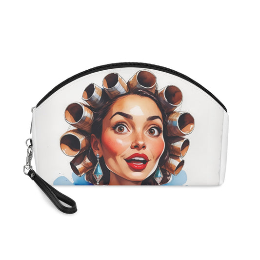 Charming Makeup Bag for Beauty Lovers, Fun Cosmetic Pouch, Gift for Her, Vintage Glam Bag, Stylish Toiletry Organizer