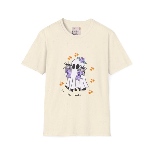 Halloween Ghost - On The Rocks Unisex T-Shirt