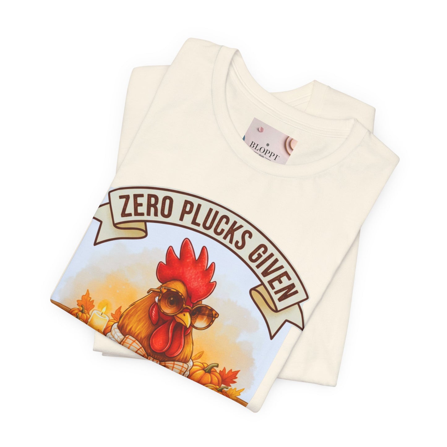 Rooster Pumpkin Pie Coffee Lover Tee - Thanksgiving Gift for Her