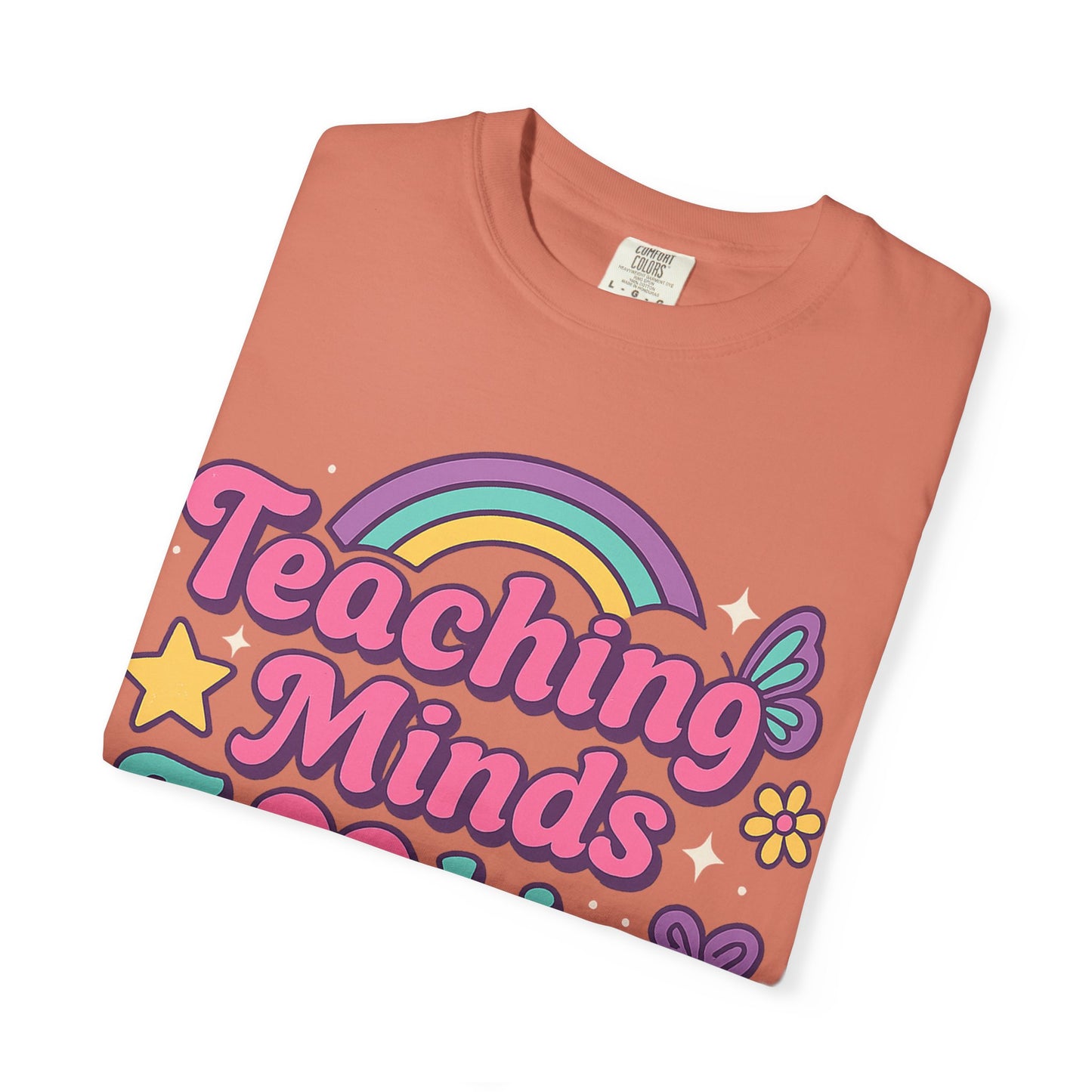Rainbow Teaching T-Shirt, Unisex Tee, Gift for Teachers, Classroom Apparel, Fun Educational Style