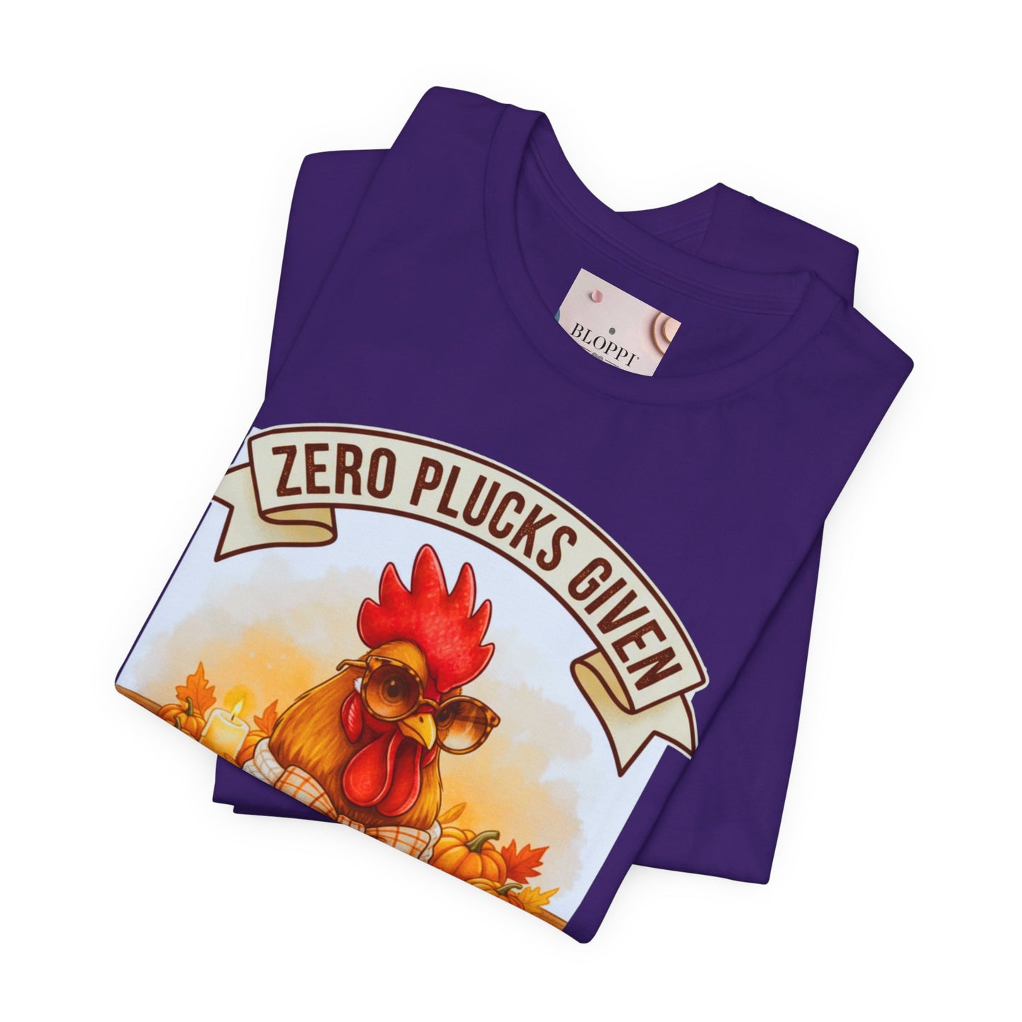 Rooster Pumpkin Pie Coffee Lover Tee - Thanksgiving Gift for Her