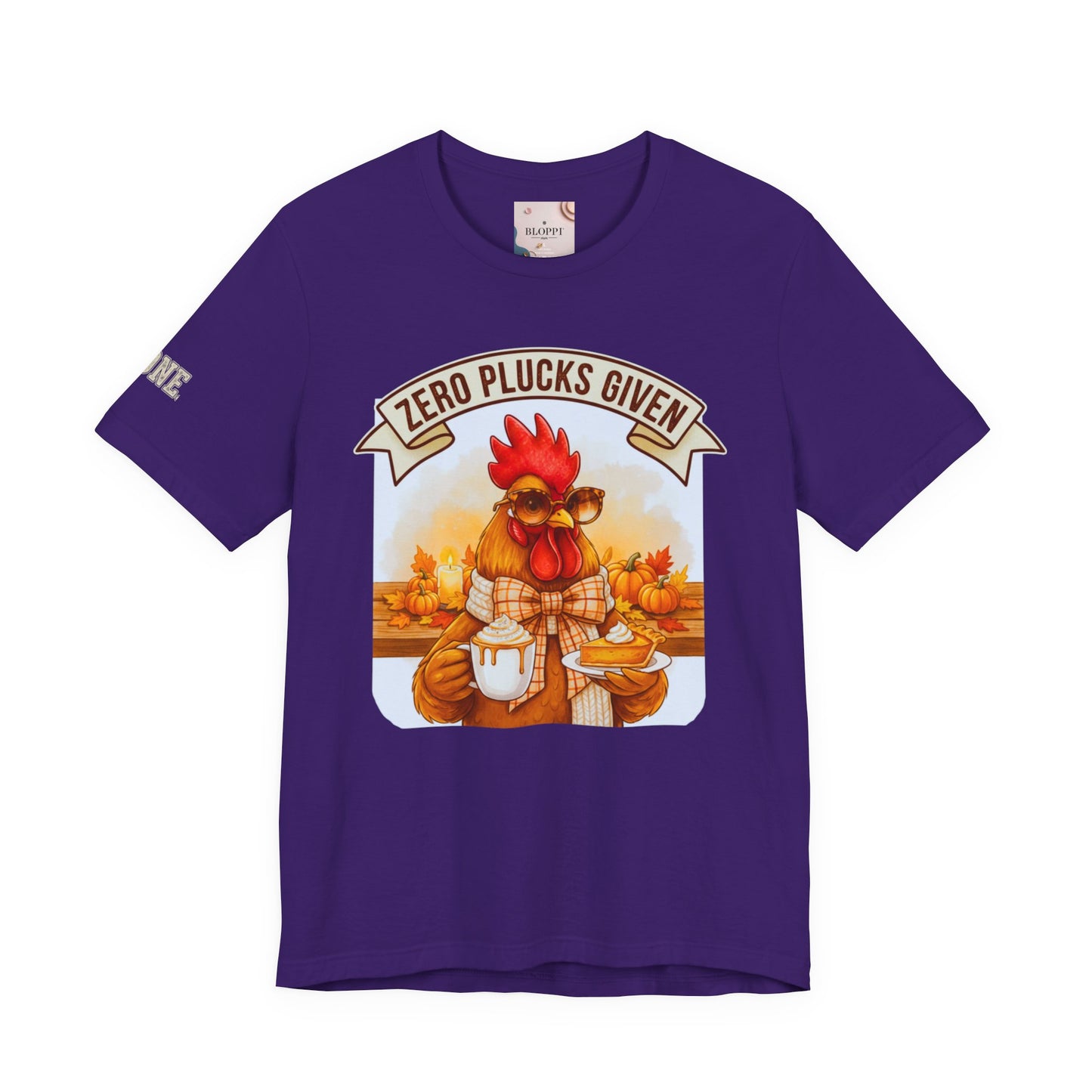 Rooster Pumpkin Pie Coffee Lover Tee - Thanksgiving Gift for Her