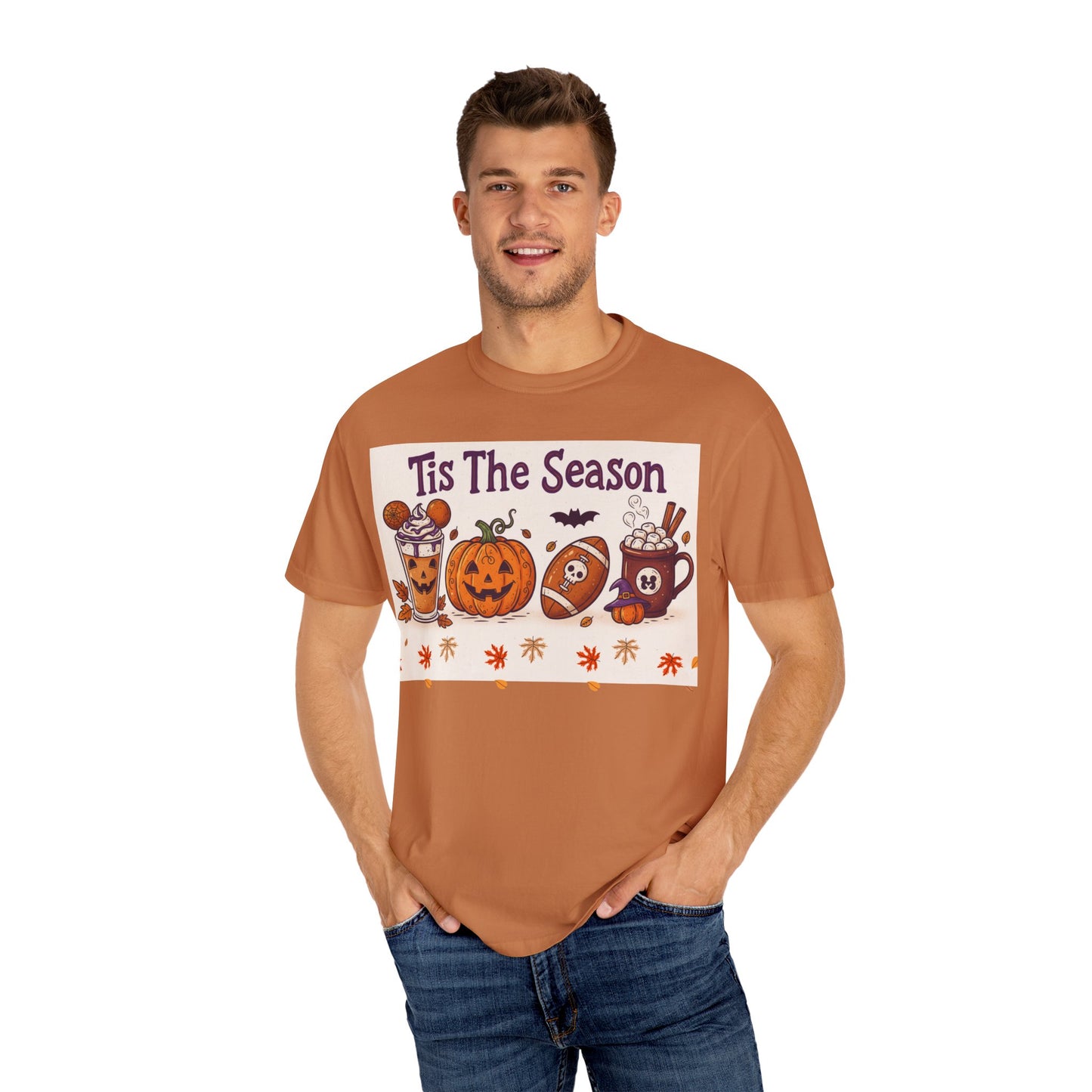 Halloween Pumpkin Unisex T-shirt, Cozy Fall Vibes Tee, Casual Holiday Apparel, Perfect for Autumn Celebrations, Gift for Halloween Lovers
