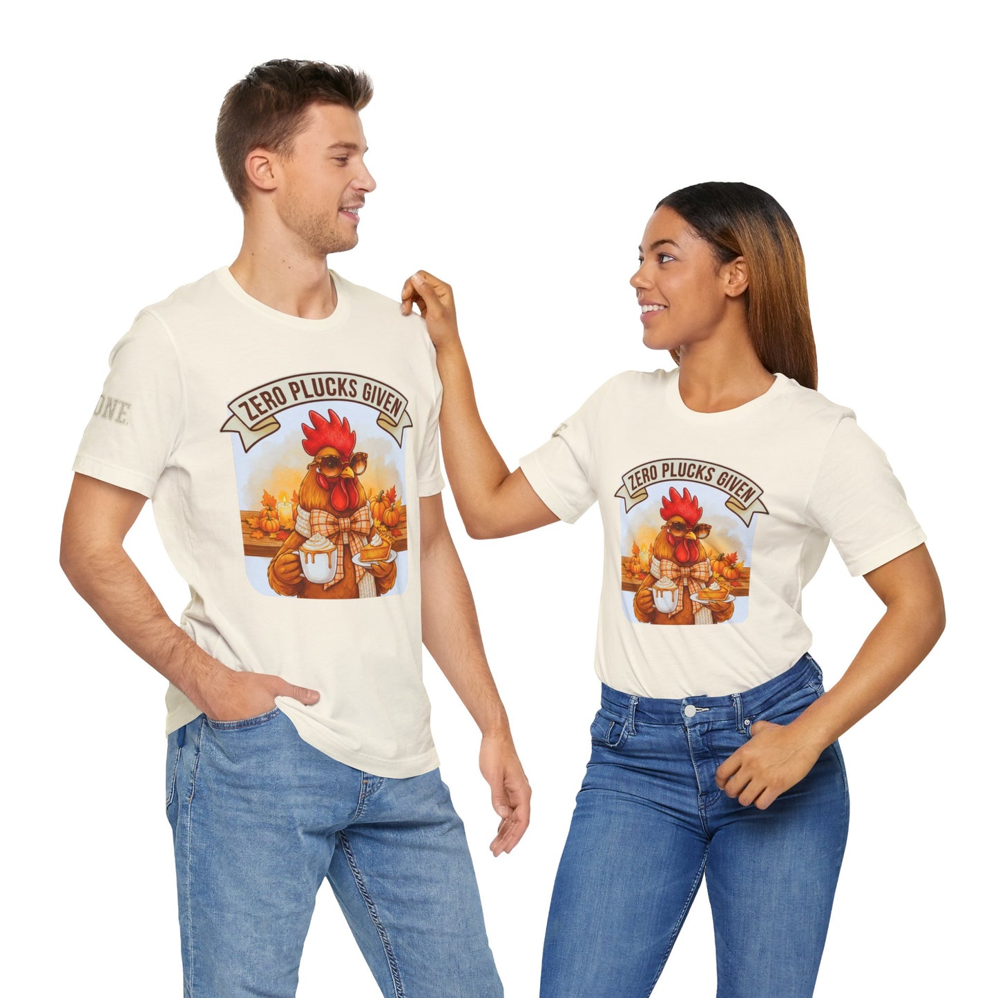 Rooster Pumpkin Pie Coffee Lover Tee - Thanksgiving Gift for Her