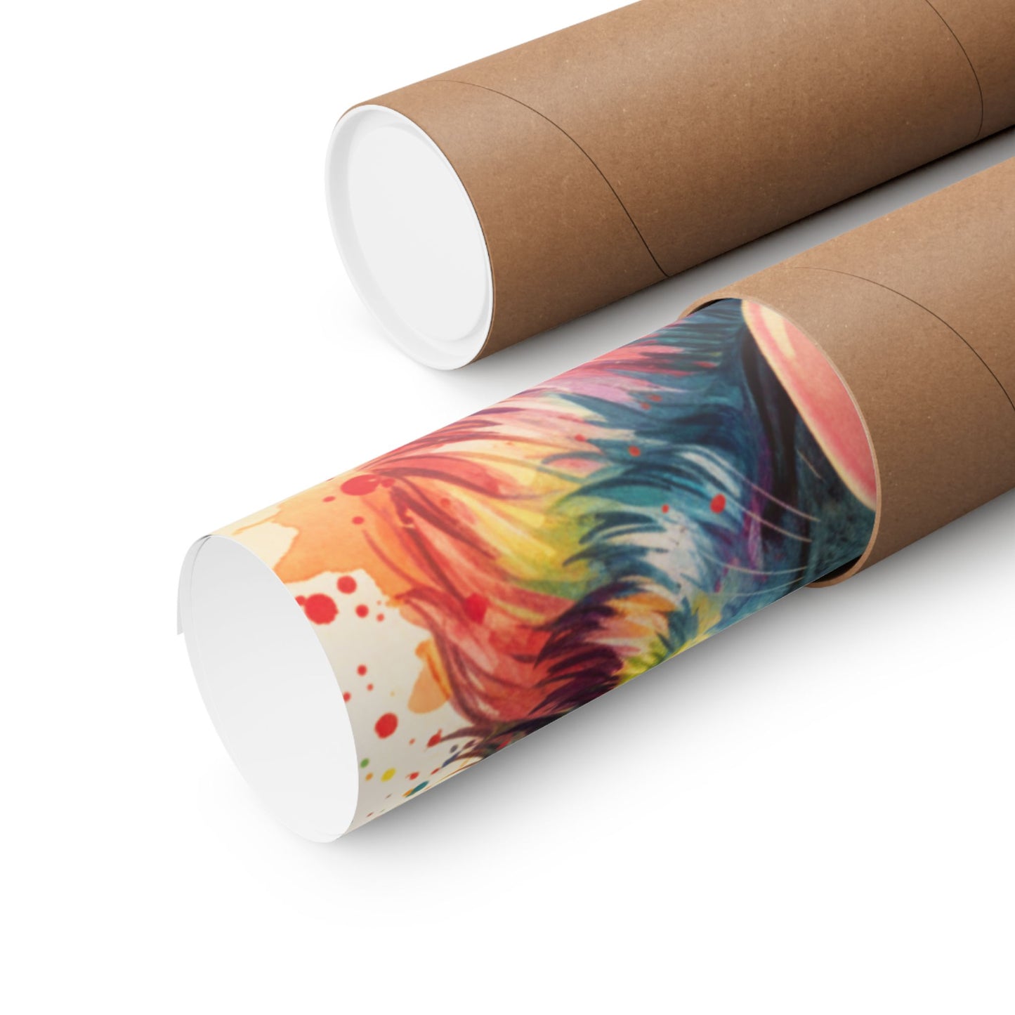 Vertical Posters - Pink Stars & Y2K Dog Accessories Collection