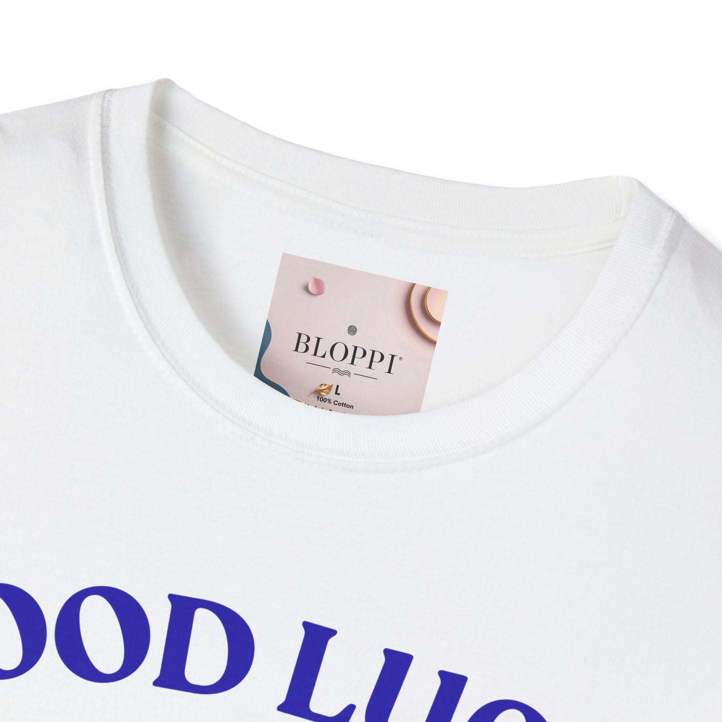 Good Luck Rabbit Unisex Softstyle T-Shirt | Casual Wear, Gift for Friends, Lucky Charm, Spring Fashion, Celebration Tee