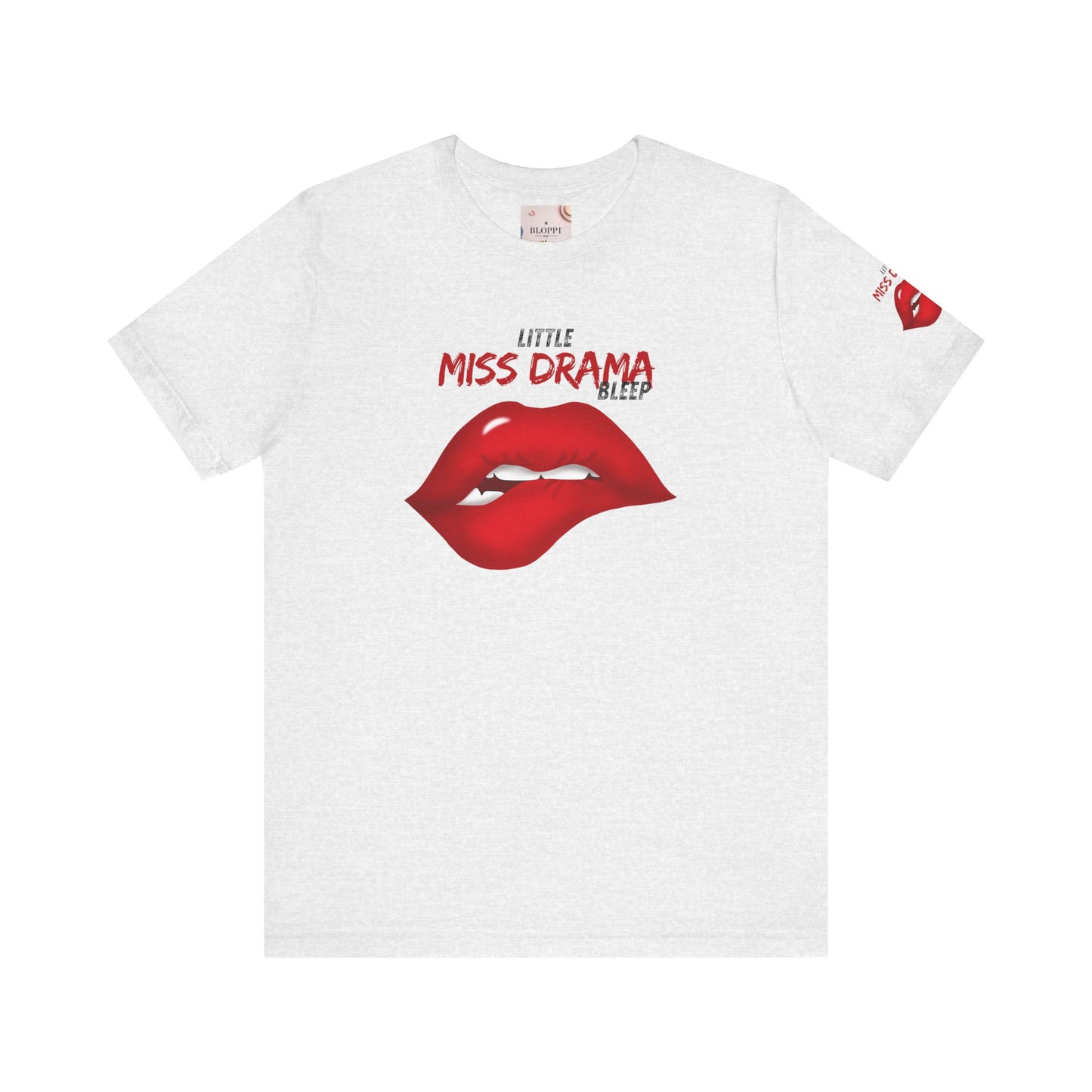 Little Miss Drama Unisex Tee | Fun Graphic Shirt, Casual Wear, Gift for Her, Dramatic T-Shirt, Lip Print Fashion