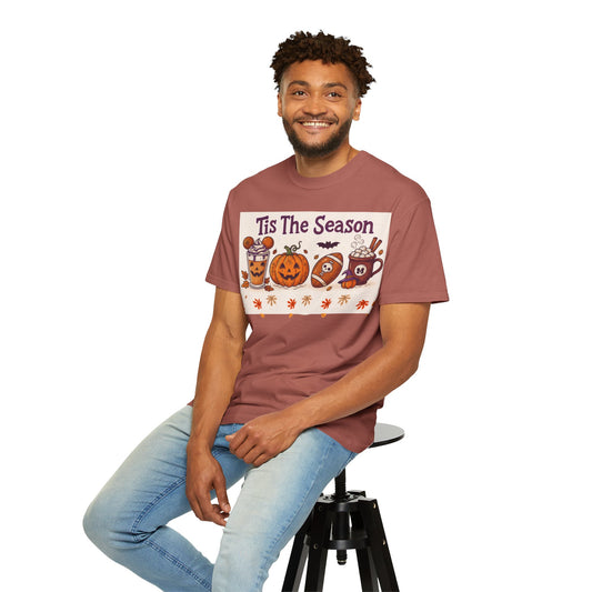 Halloween Pumpkin Unisex T-shirt, Cozy Fall Vibes Tee, Casual Holiday Apparel, Perfect for Autumn Celebrations, Gift for Halloween Lovers