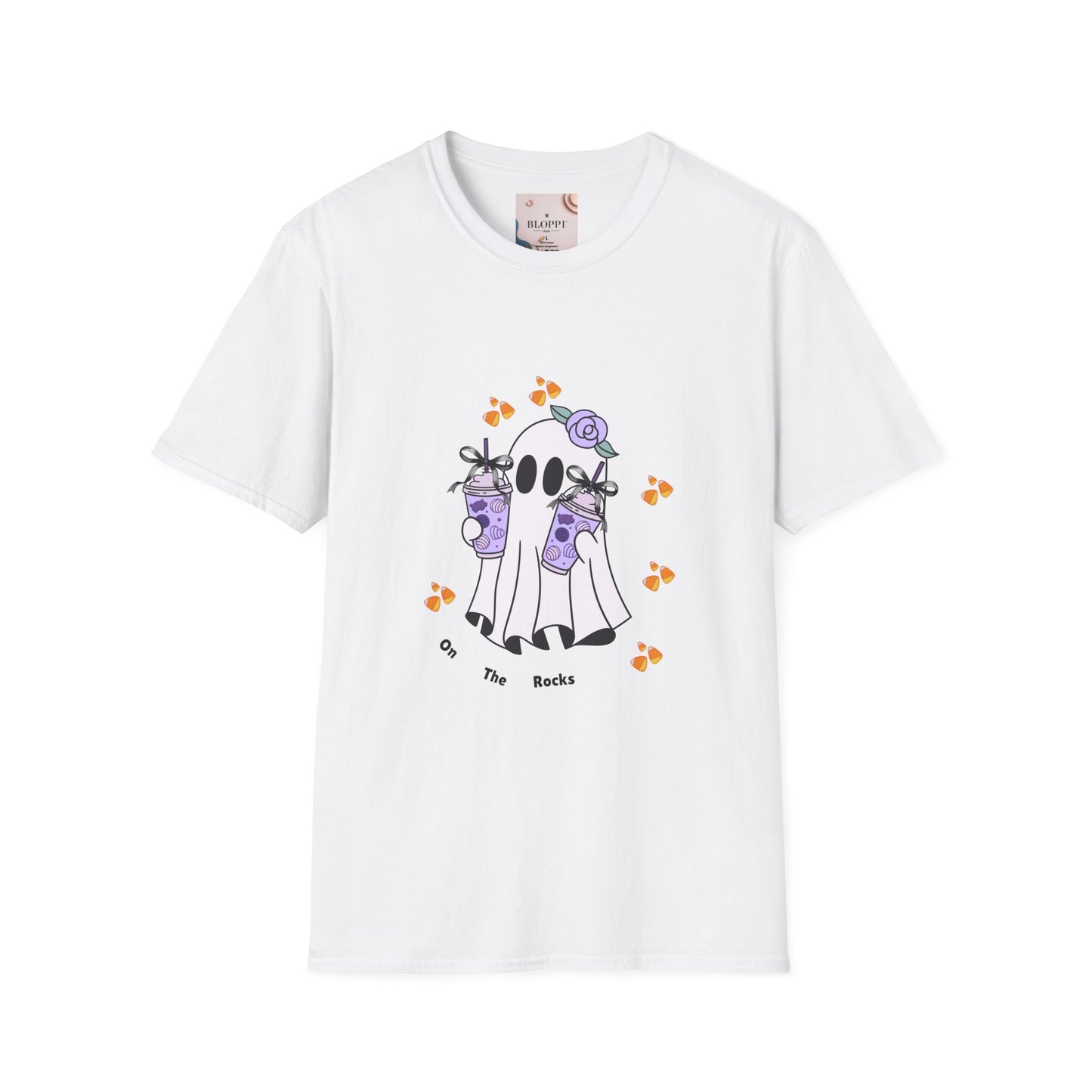 Halloween Ghost - On The Rocks Unisex T-Shirt