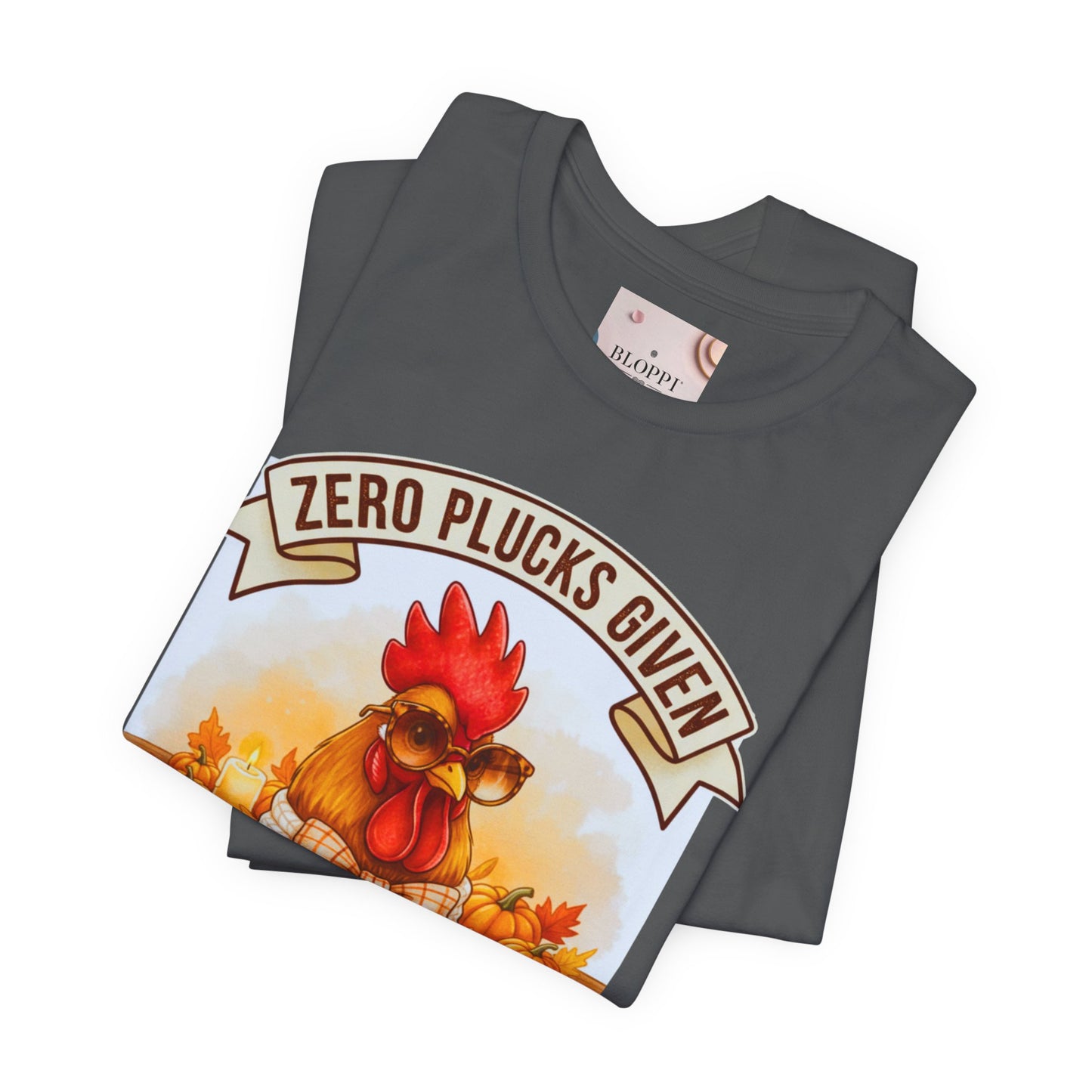 Rooster Pumpkin Pie Coffee Lover Tee - Thanksgiving Gift for Her