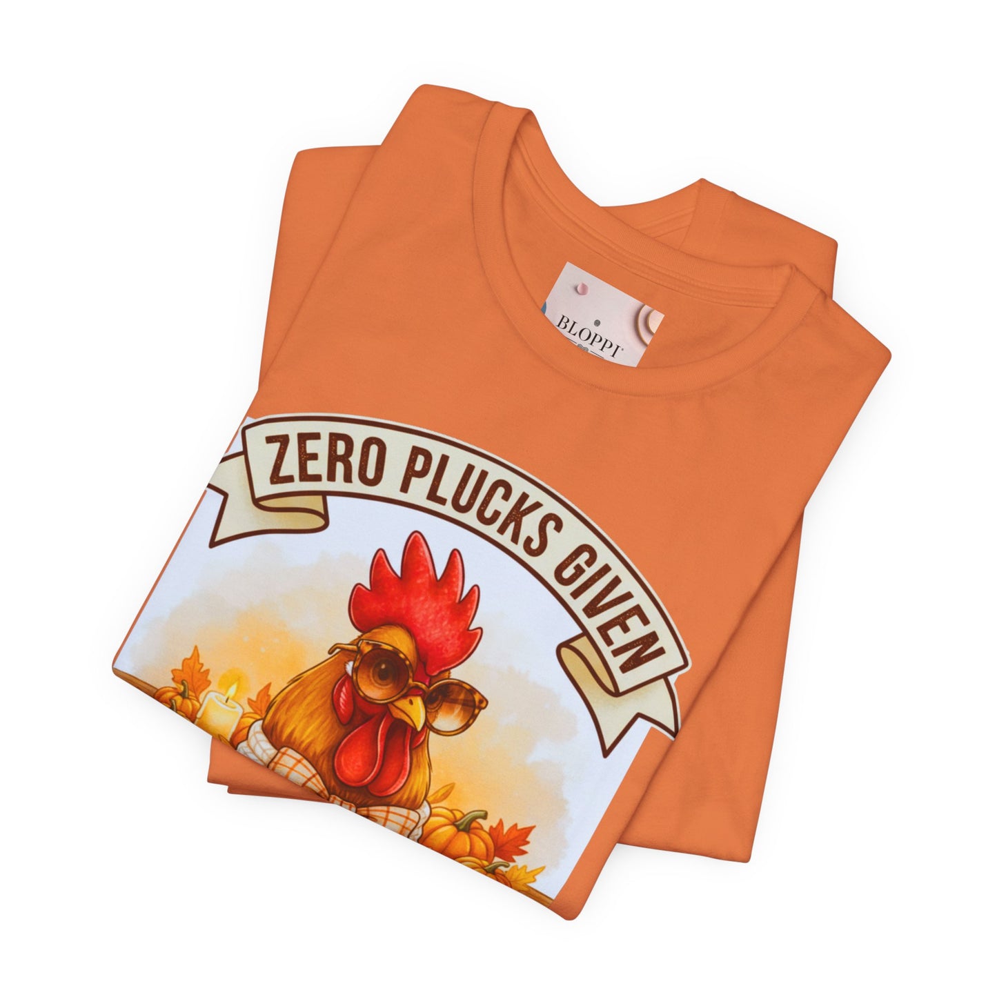 Rooster Pumpkin Pie Coffee Lover Tee - Thanksgiving Gift for Her