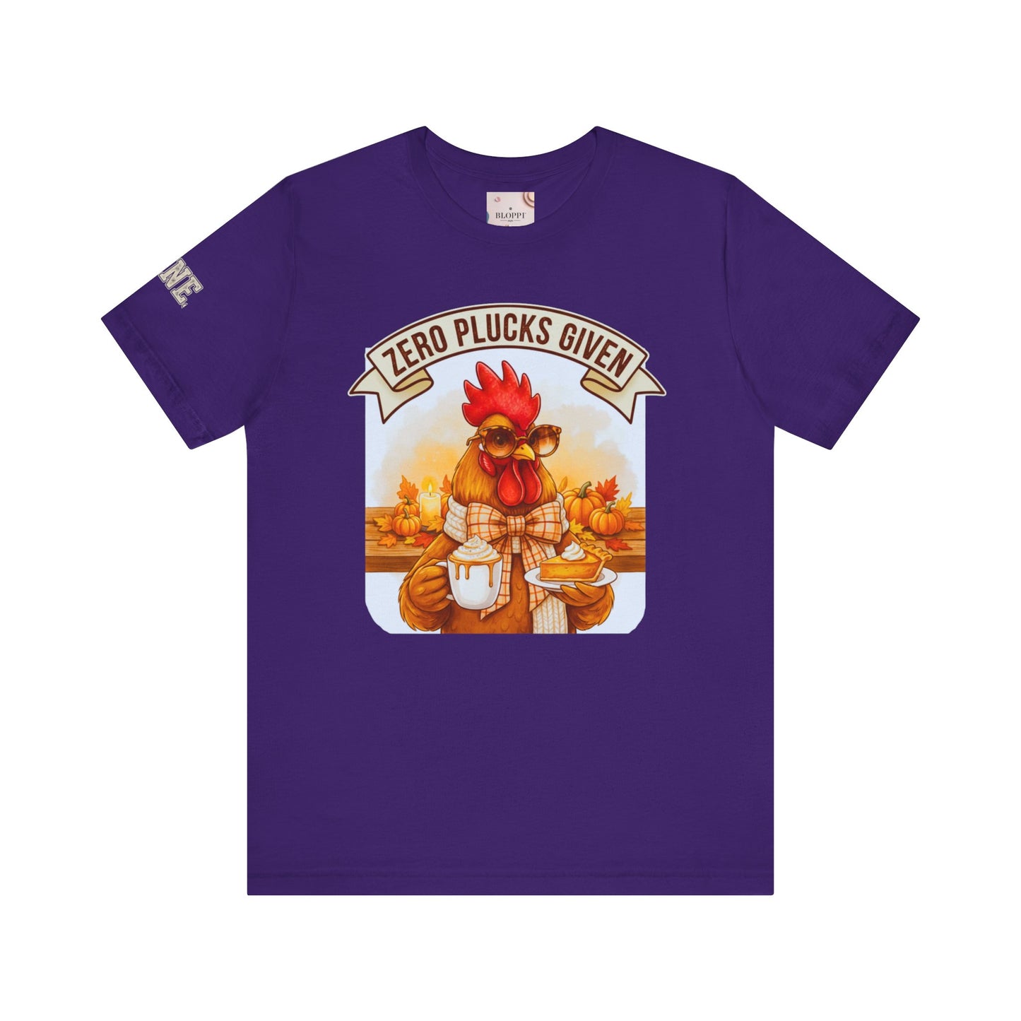 Rooster Pumpkin Pie Coffee Lover Tee - Thanksgiving Gift for Her
