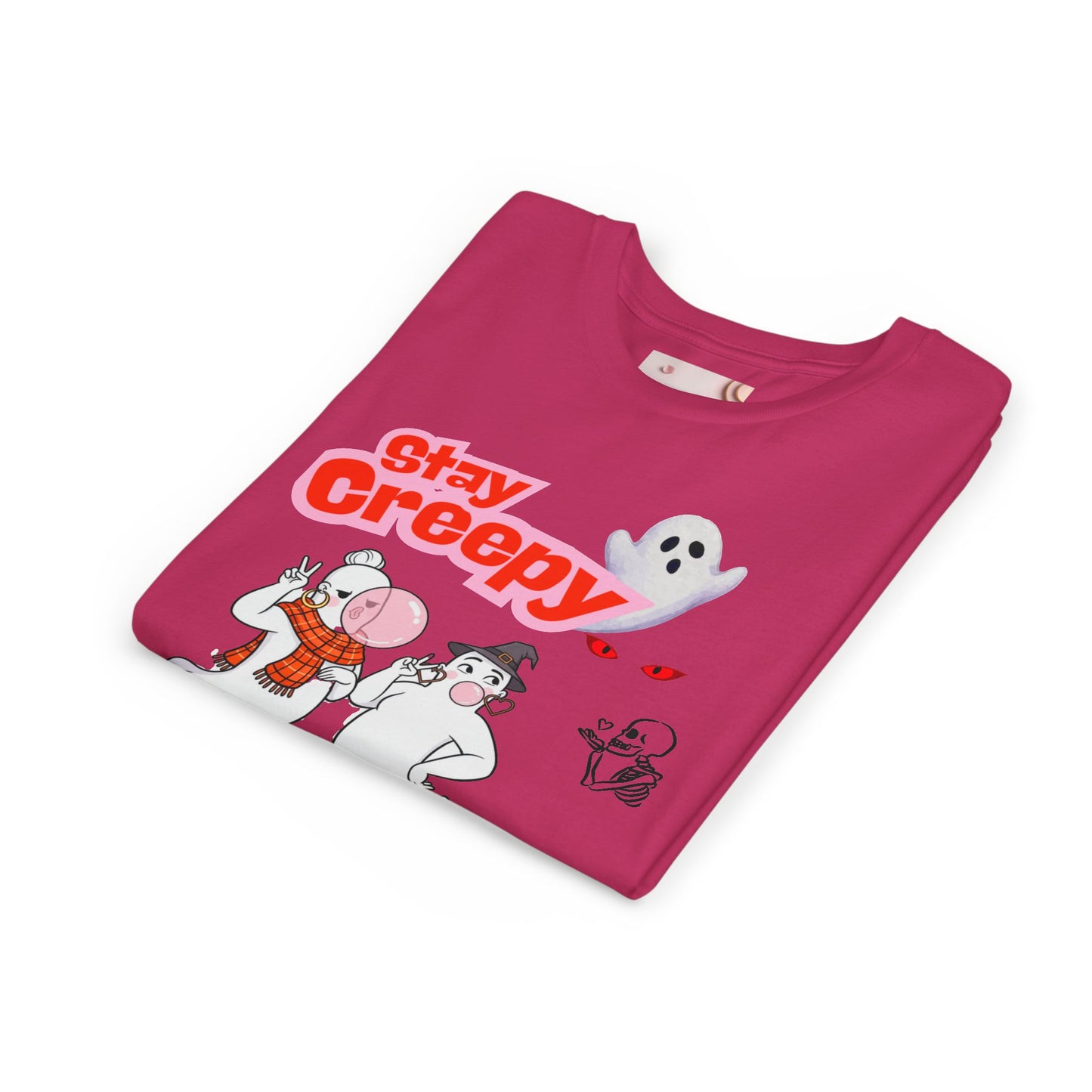 Stay Creepy Youth Tee - Fun Halloween Shirt, Kids Ghost T-Shirt, Spooky Party Attire, Trick or Treat Outfit, Cute Halloween Apparel