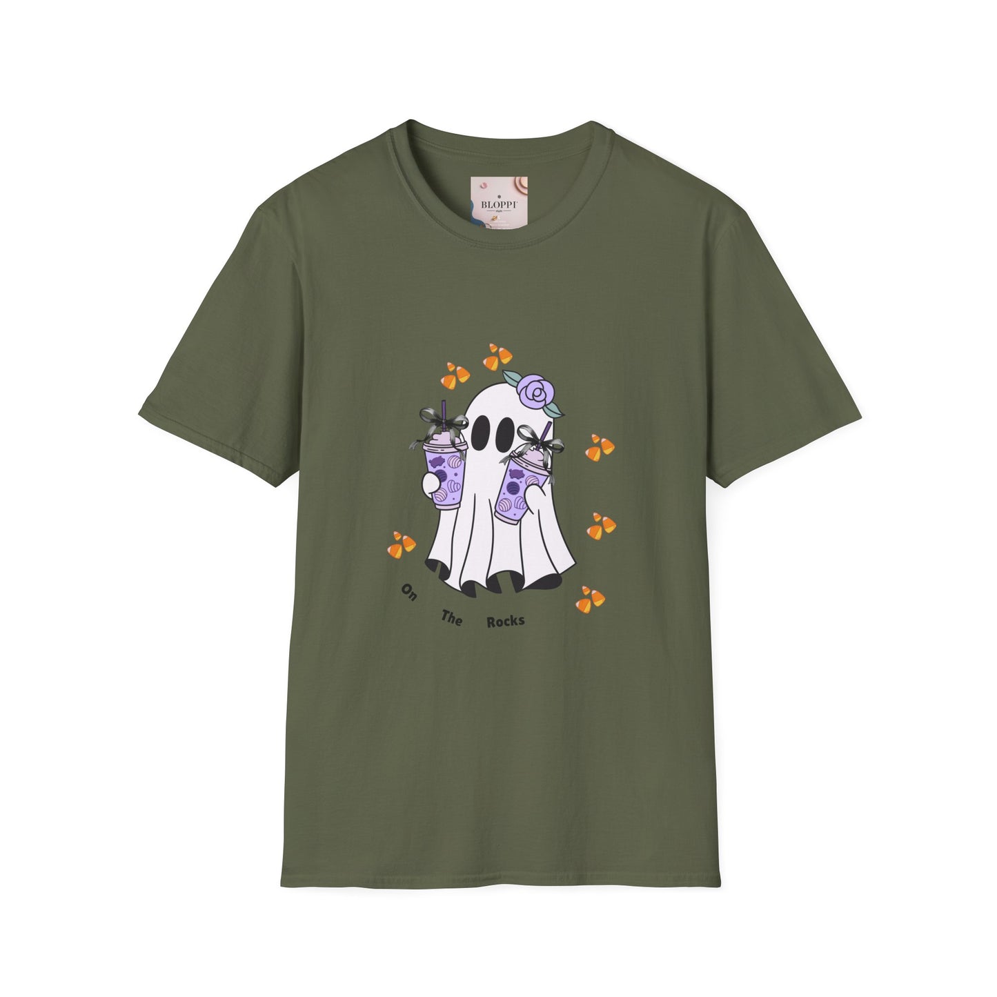 Halloween Ghost - On The Rocks Unisex T-Shirt