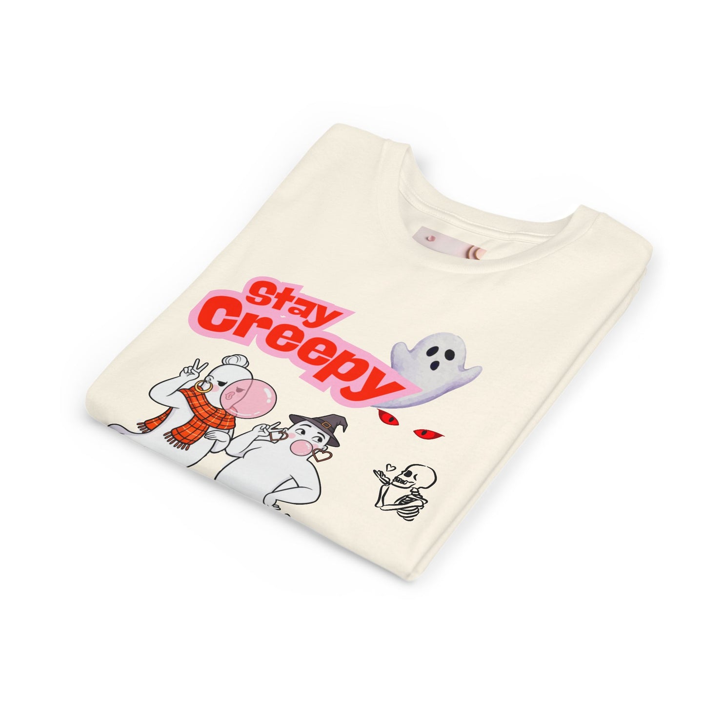 Stay Creepy Youth Tee - Fun Halloween Shirt, Kids Ghost T-Shirt, Spooky Party Attire, Trick or Treat Outfit, Cute Halloween Apparel