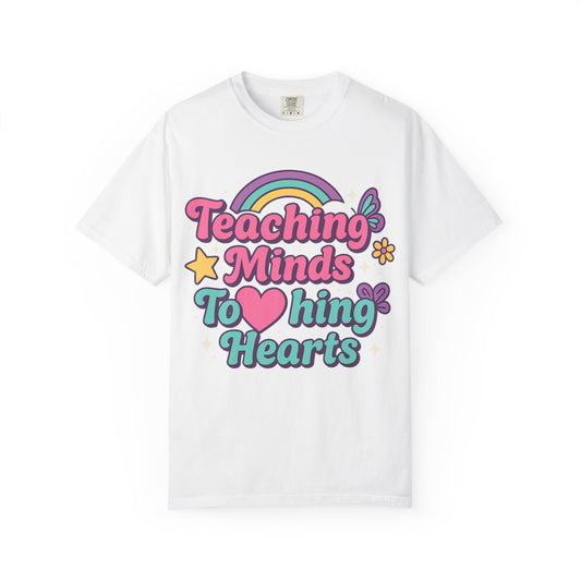 Rainbow Teaching T-Shirt, Unisex Tee, Gift for Teachers, Classroom Apparel, Fun Educational Style
