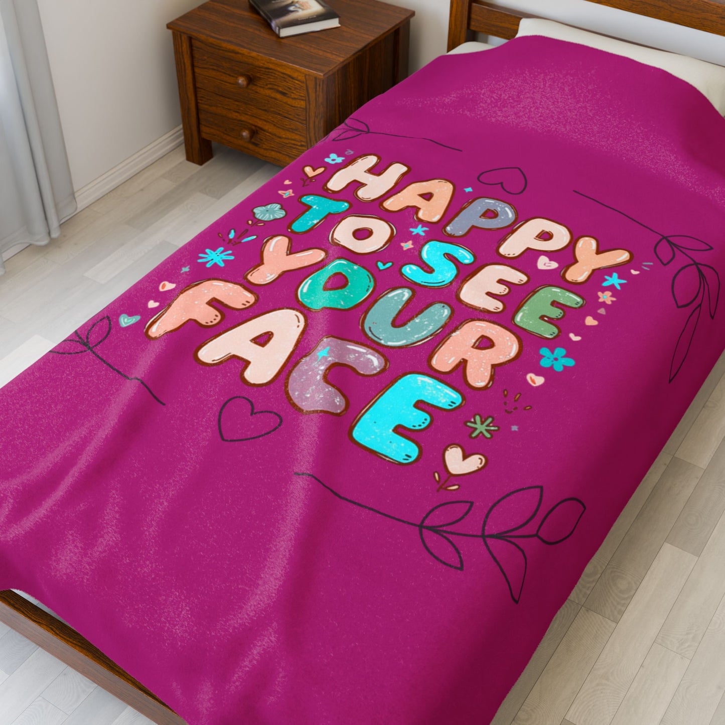 Plush Blanket - Beautiful Calming Cozy Warmth Holiday Gift Family Celebration