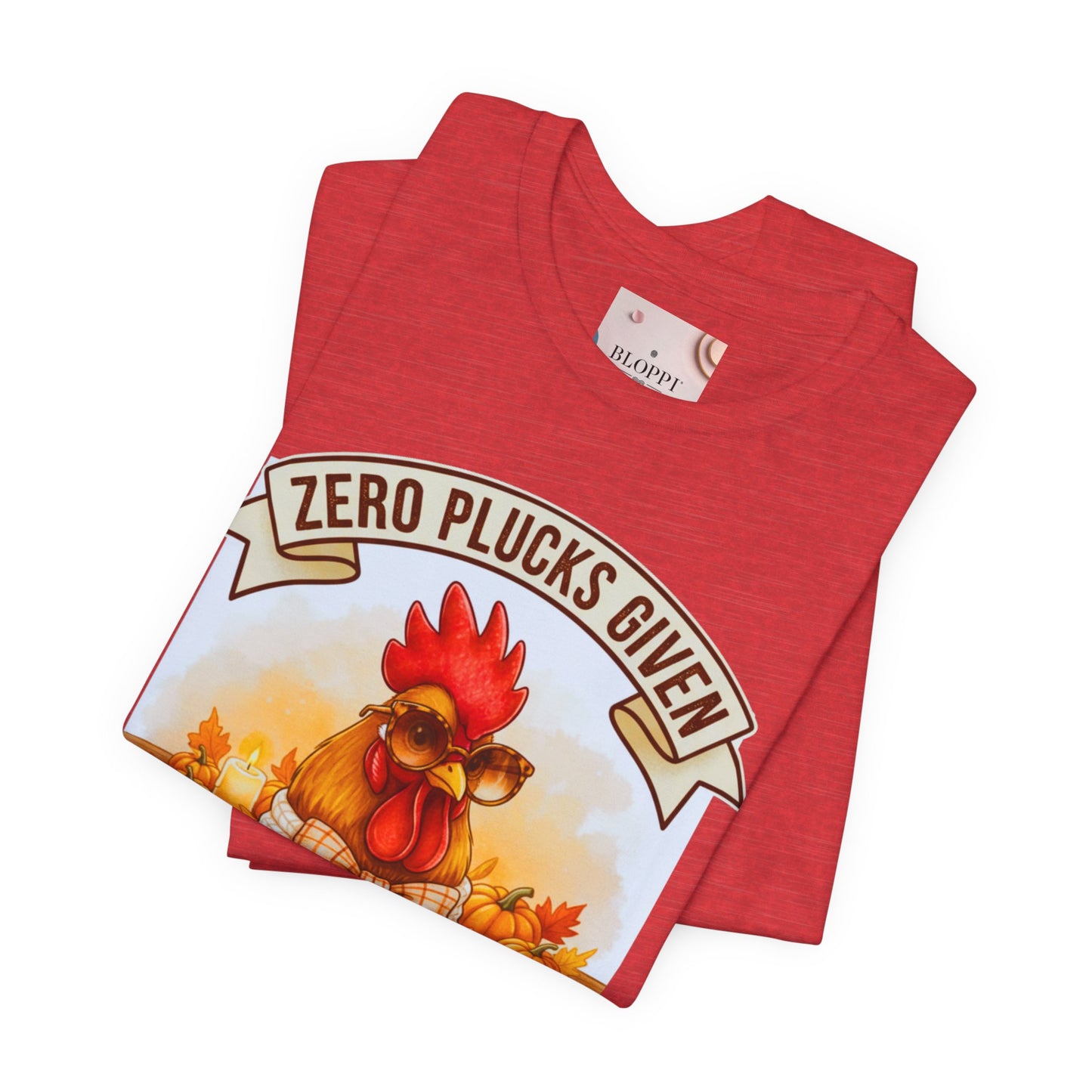 Rooster Pumpkin Pie Coffee Lover Tee - Thanksgiving Gift for Her