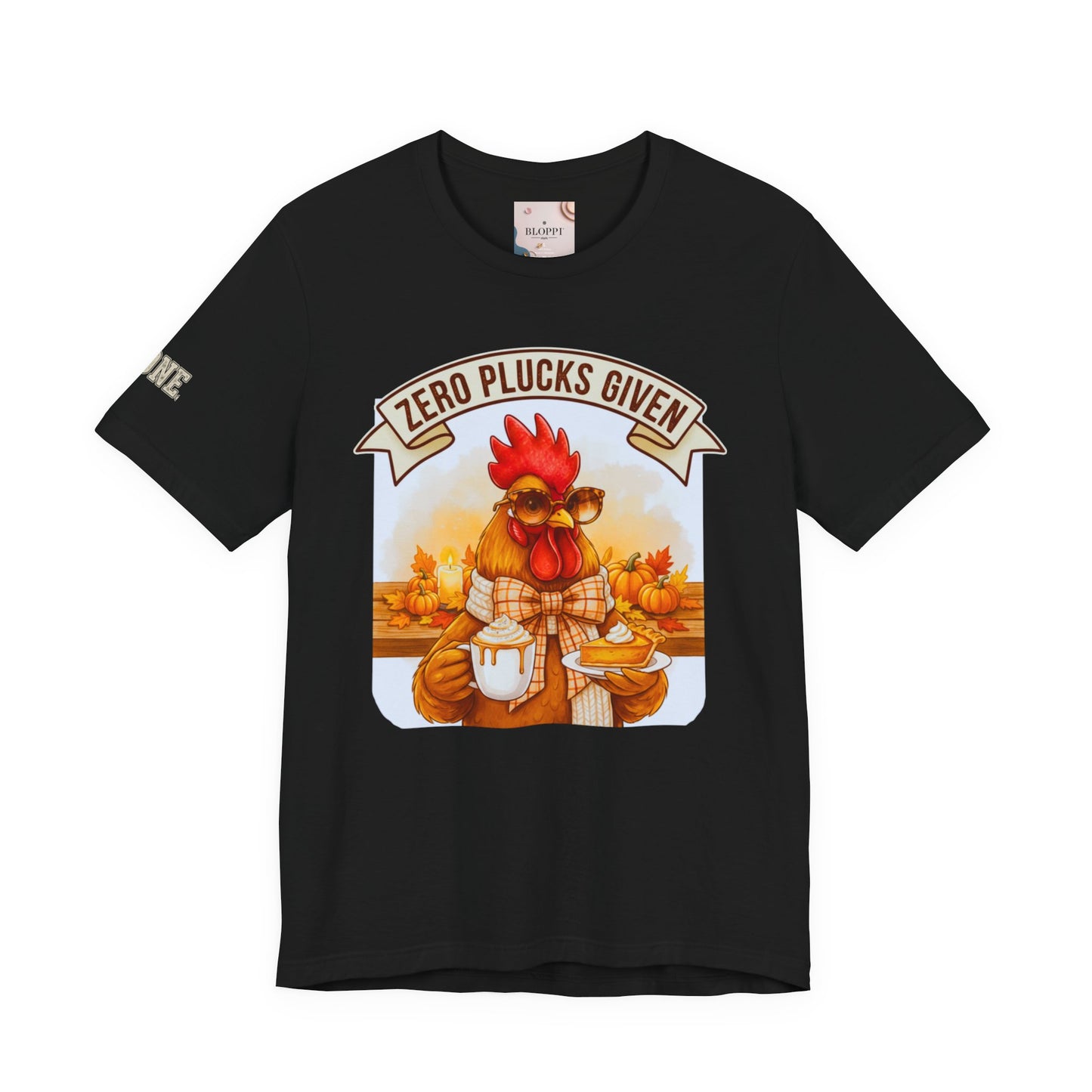 Rooster Pumpkin Pie Coffee Lover Tee - Thanksgiving Gift for Her