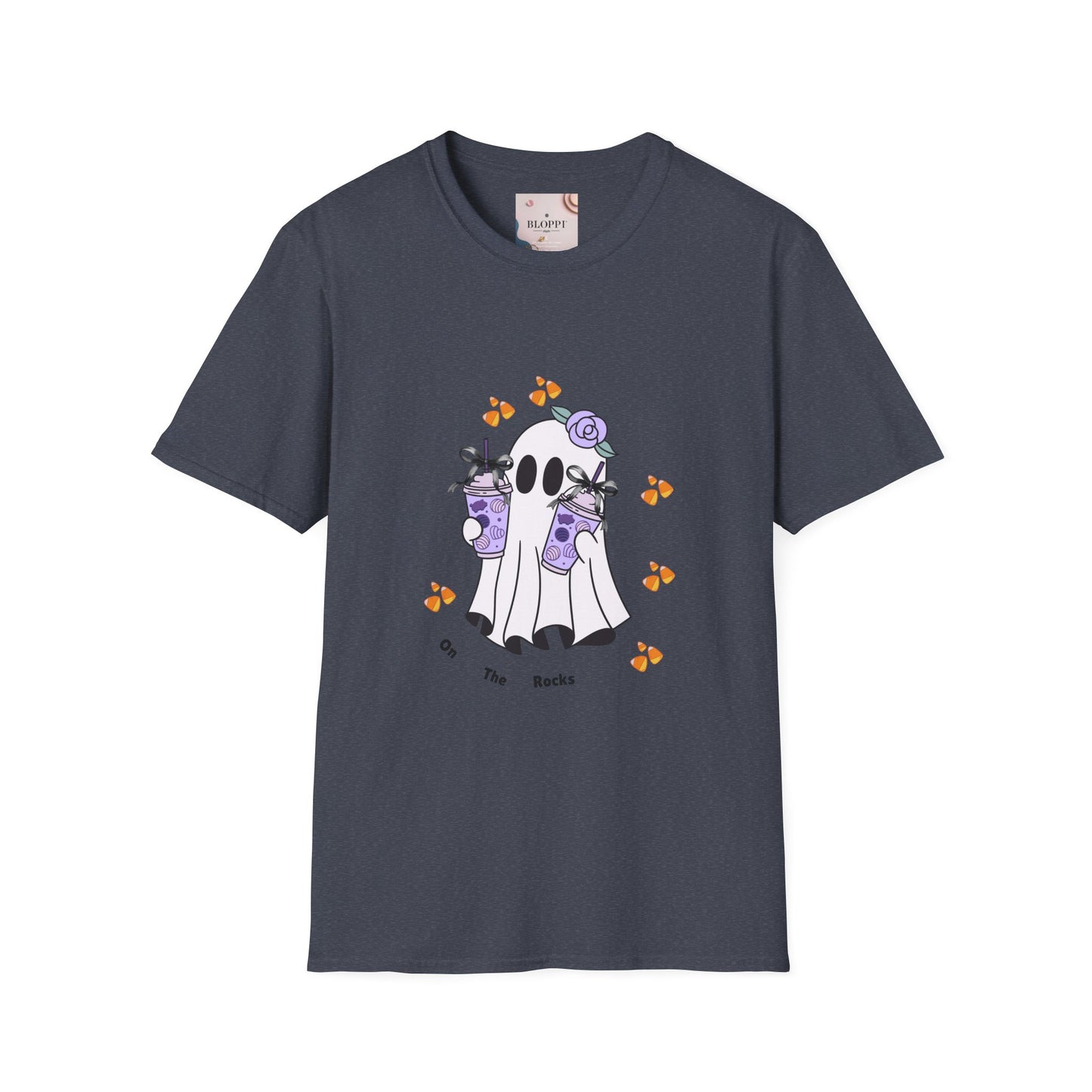 Halloween Ghost - On The Rocks Unisex T-Shirt