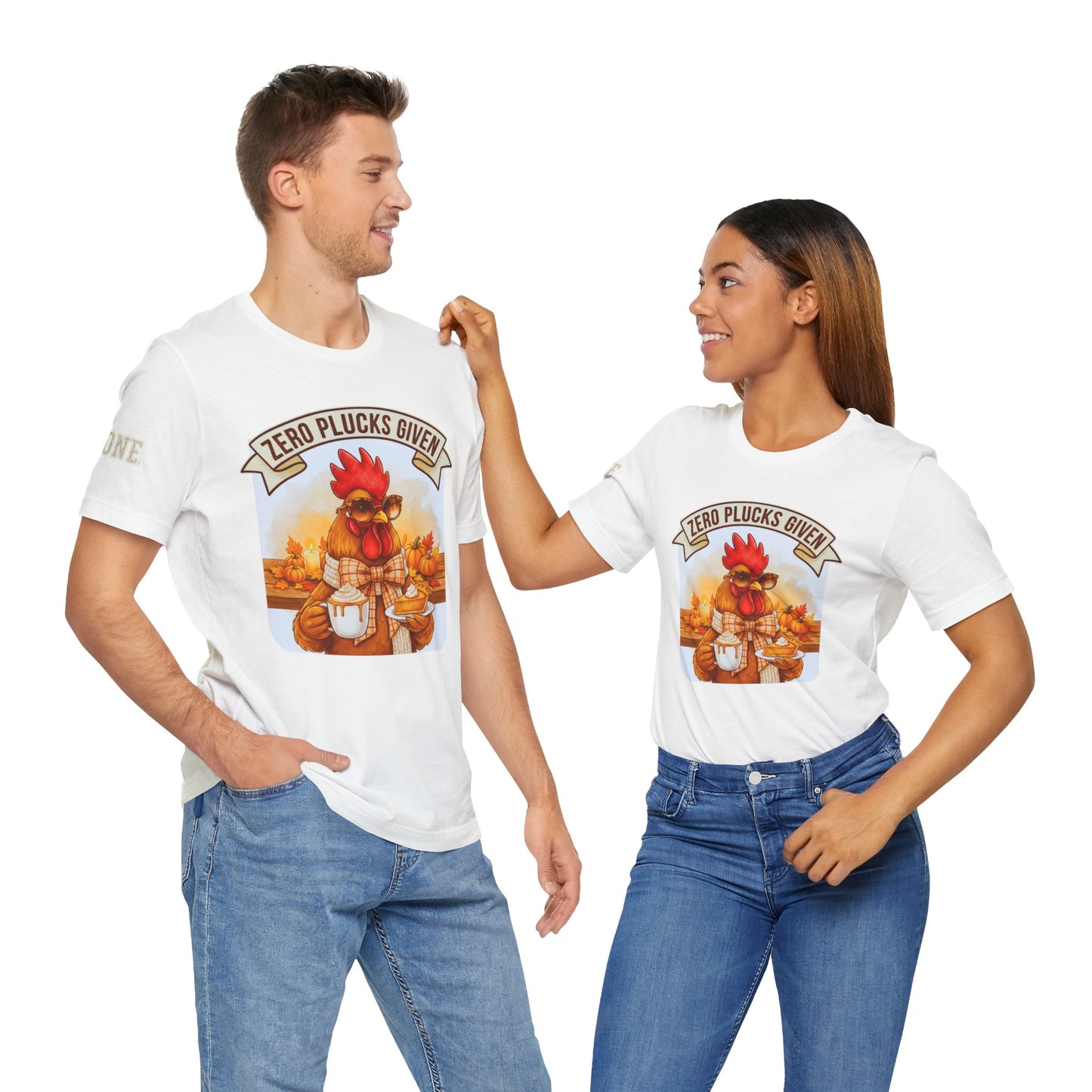 Rooster Pumpkin Pie Coffee Lover Tee - Thanksgiving Gift for Her