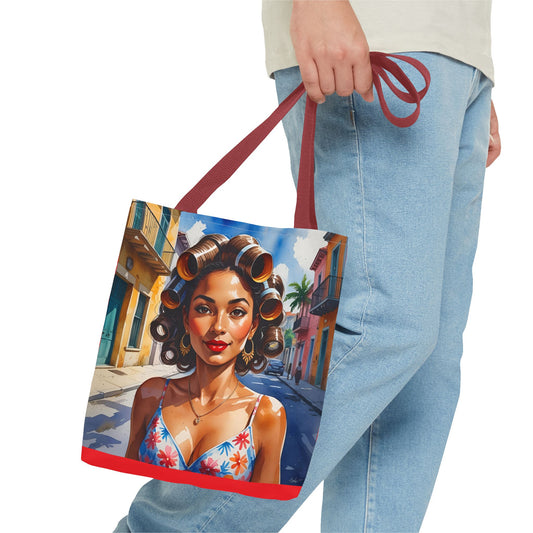 Vibrant Art Tote Bag | Statement Bag, Gift for Her, Beach Accessory, Shopping Bag, Festival Tote