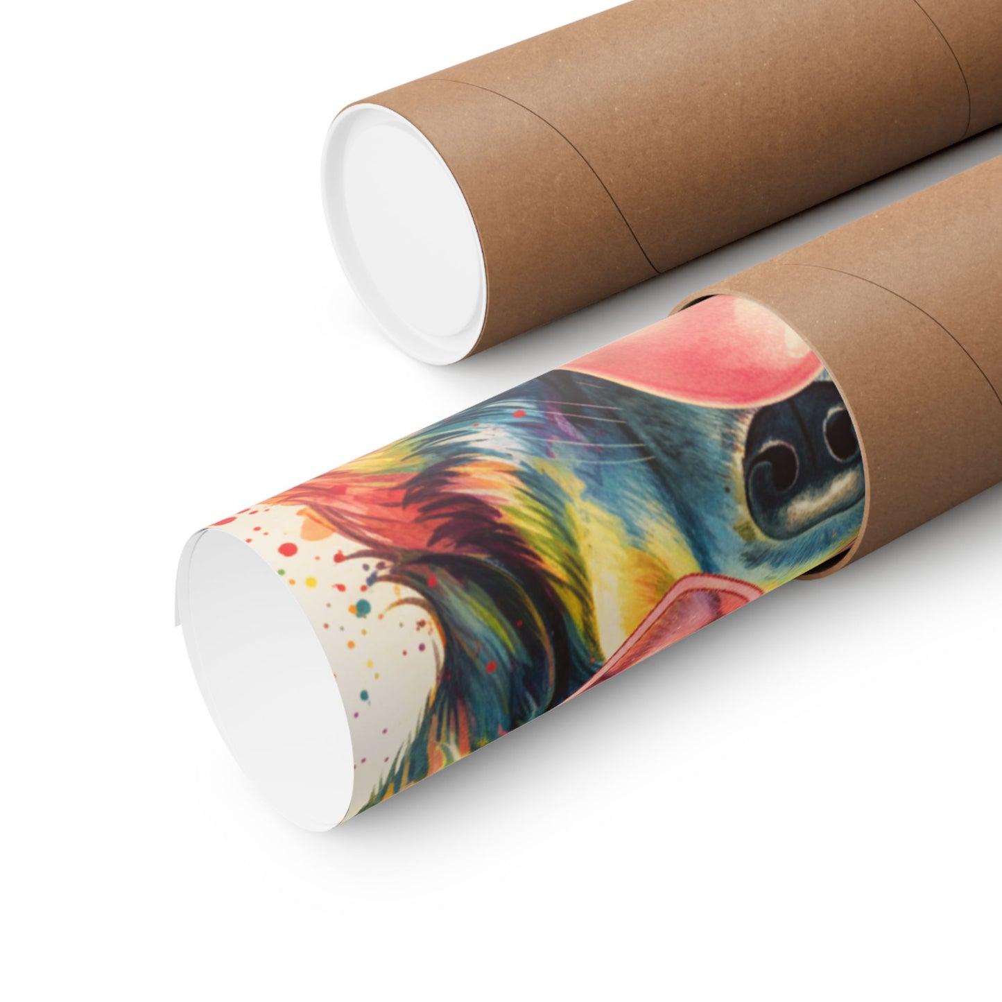 Vertical Posters - Pink Stars & Y2K Dog Accessories Collection