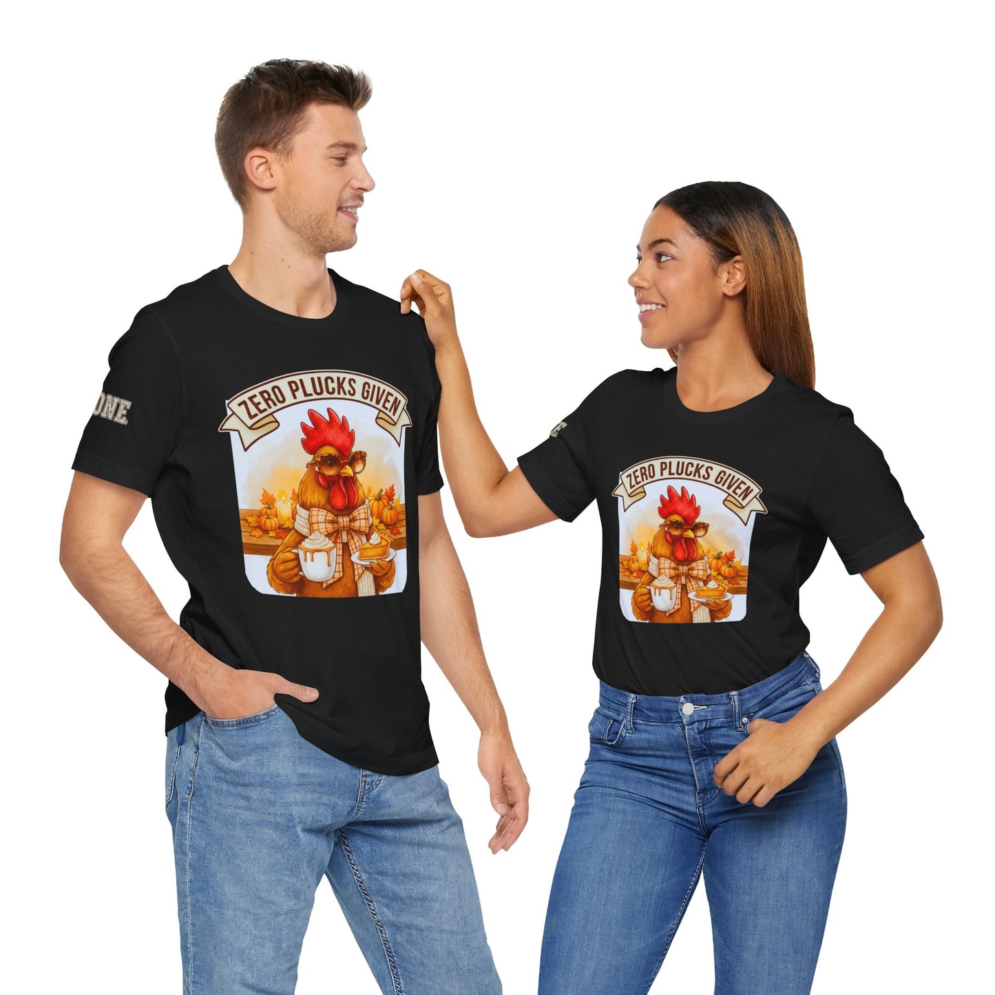 Rooster Pumpkin Pie Coffee Lover Tee - Thanksgiving Gift for Her